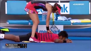 TOP 10 MOST H0TTEST FUNNY MOMENTS IN TENNIS - (Sania Mirza,Caroline Wozniacki,Nadal,Djokovic)