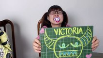 Bebé mala papi huevo fallar monstruo monstruos escondido Escuela juguete Victoria annabelle