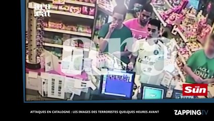 Attentats en Catalogne : Les terroristes détendus et souriants dans une station-service, quelques heures avant l'horreur