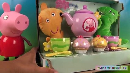 Peppa Pig Jouets Service à thé Plateau Tea Time Tea Party Slime et Pâte à Modeler