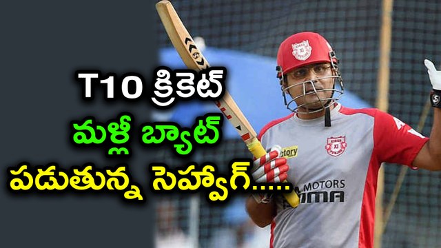T10 Cricket : Sehwag And Gayle to play in first-ever T10 League