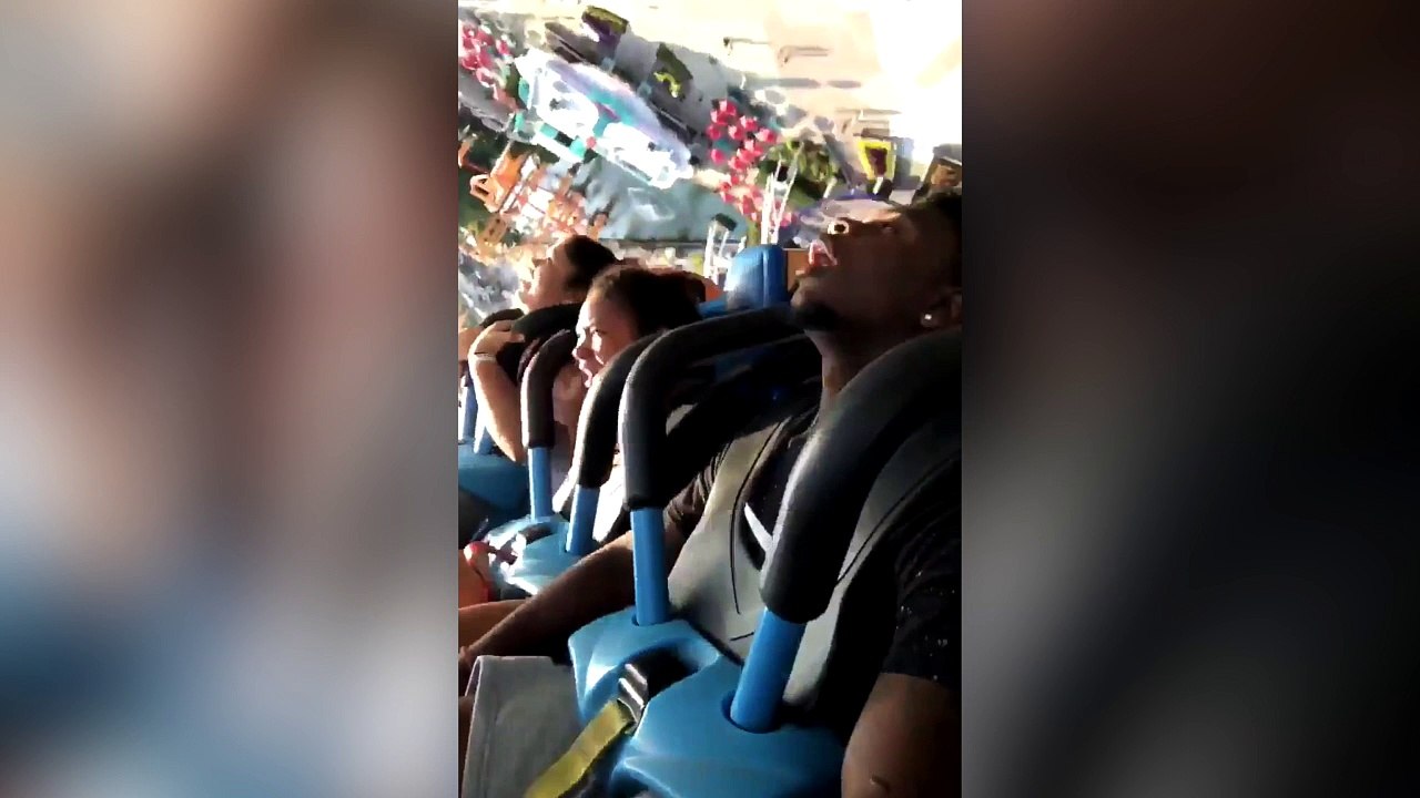 Cet homme ne supporte pas trop les sensations fortes !