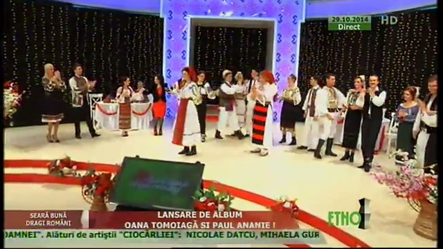 Alina Ceuca - Du-ma, bade, si ma lasa (Seara buna, dragi romani! - ETNO TV - 29.10.2014)