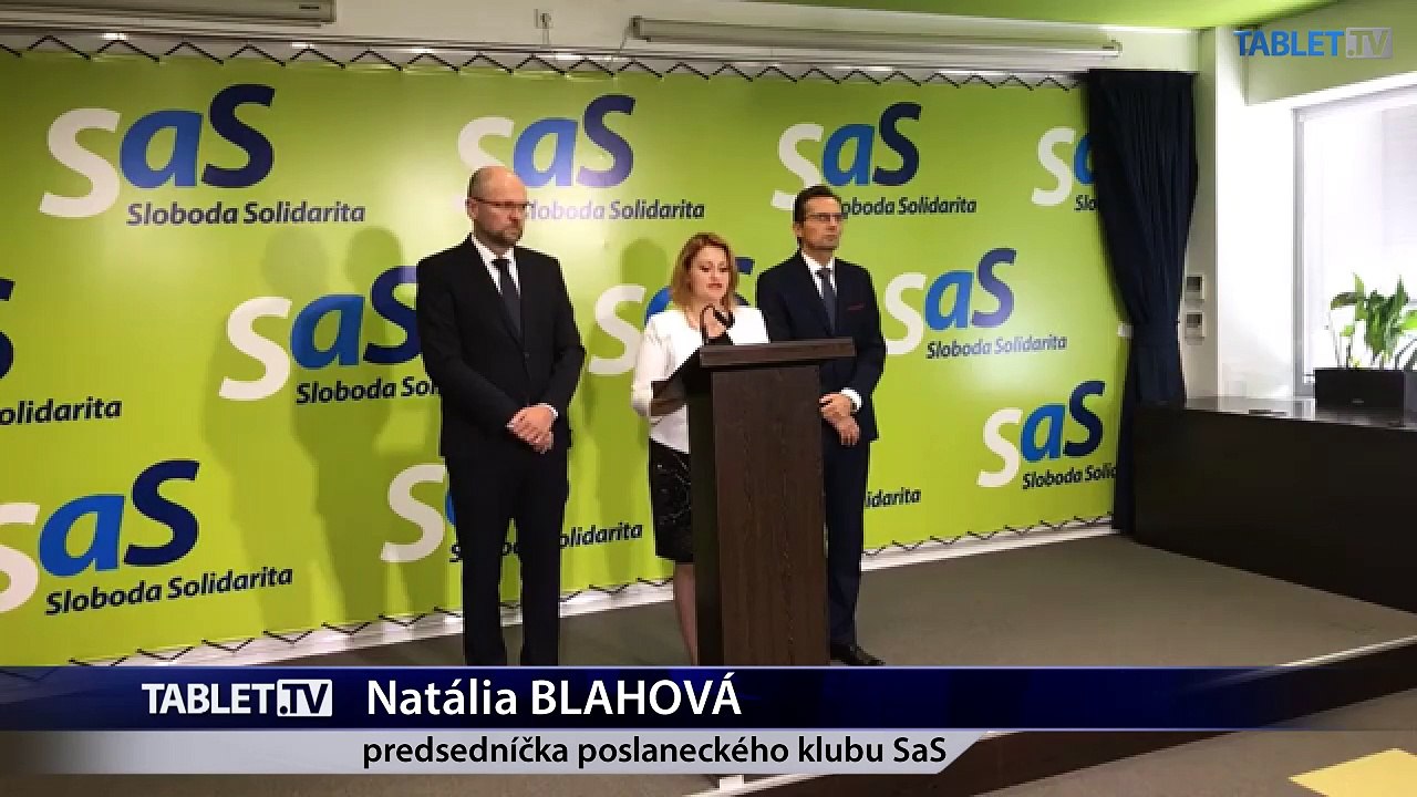 ZÁZNAM: TK strany Sloboda a Solidarita
