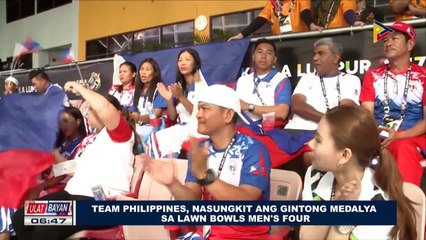 SPORTS BALITA: Team Philippines, nasungkit ang gintong medalya sa Lawn Bowls Men's Four