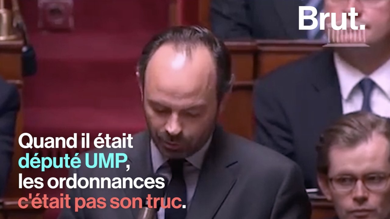 Avant, Édouard Philippe trouvait que les ordonnances c'était "pas cool". Mais ça, c’était avant.
