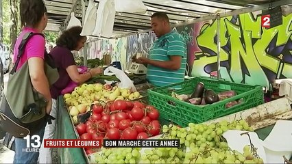 Fruits et légumes : bon marché cette année