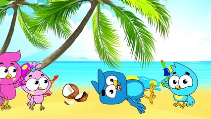 Birds Family Strange Kid in The Mirror Eps Cartoon Animation Nursery Rhymes by Arnold Thur