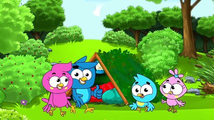 Birds Family In the Parison Eps Cartoon Animation Nursery Rhymes by Arnold Thurlow