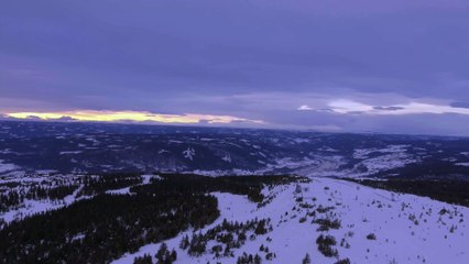 High Angle View Of Snowy Mountain - Kelly Sines