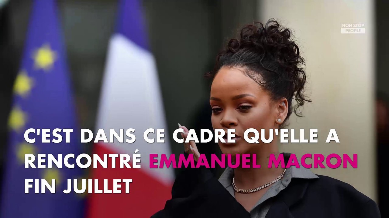 Rihanna : Après avoir rencontré Emmanuel Macron, elle continue son combat pour l’éducation