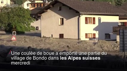 Huit personnes portées disparues après un glissement de terrain en Suisse