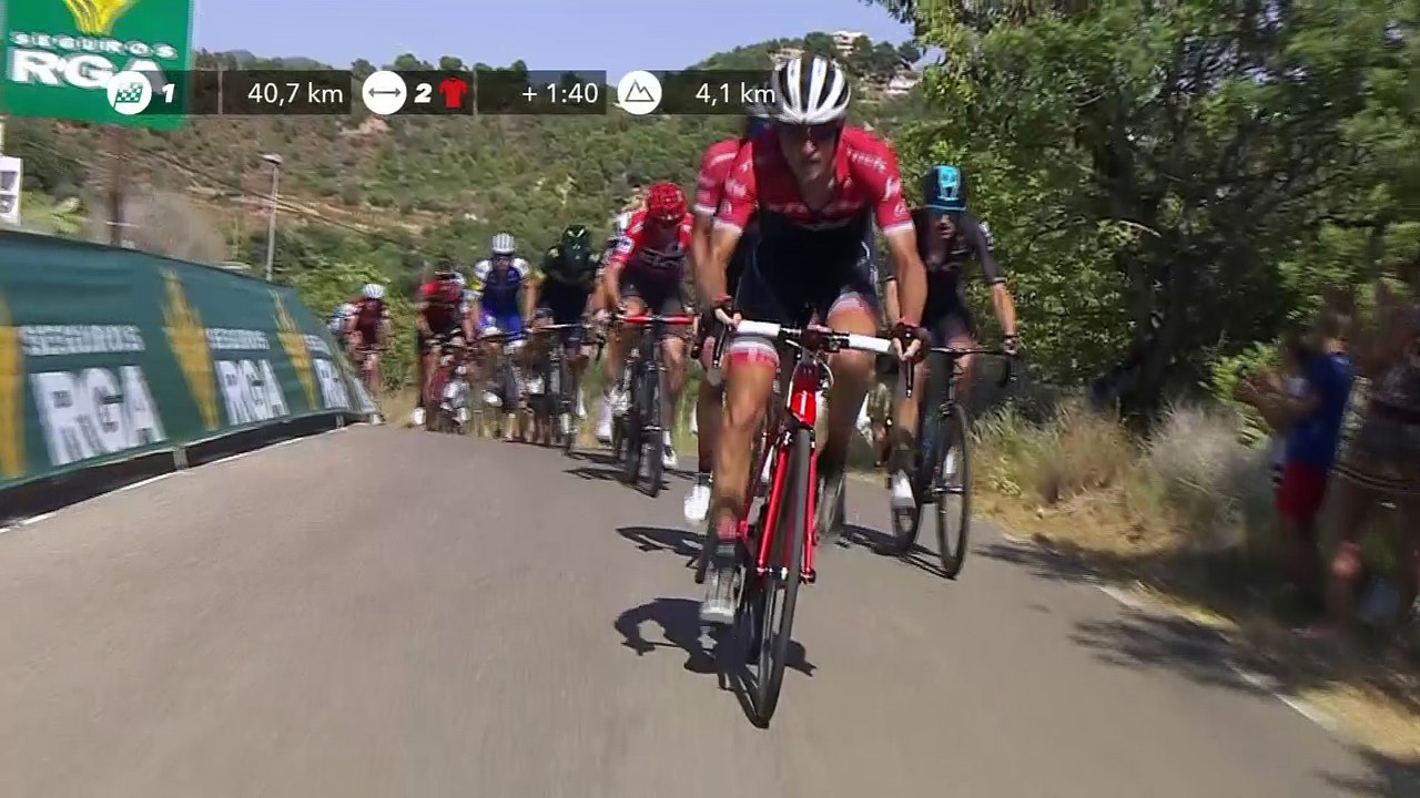 Trek-Segafredo acelera / accelerates  - Etape 6 / Stage 6 - La Vuelta 2017