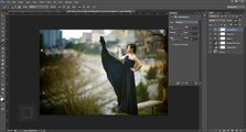Efectos moda luz Mira foto suave vendimia photoshop tutorial tutorial