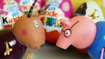 Peppa Pig juguetes de dibujos animados huevo Kinder Sorpresa piscina cuento de nabo pinta pepp