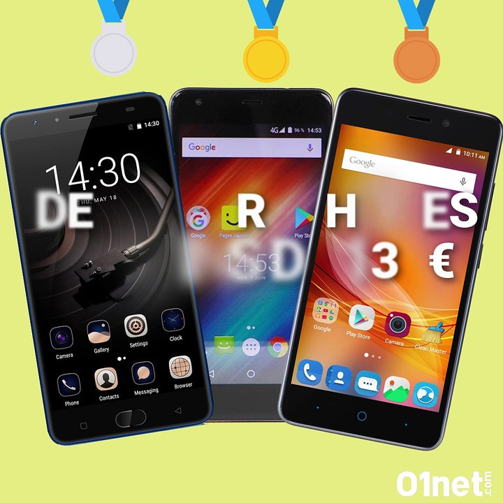 es meilleurs smartphones de la rentrée à moins de 130 euros