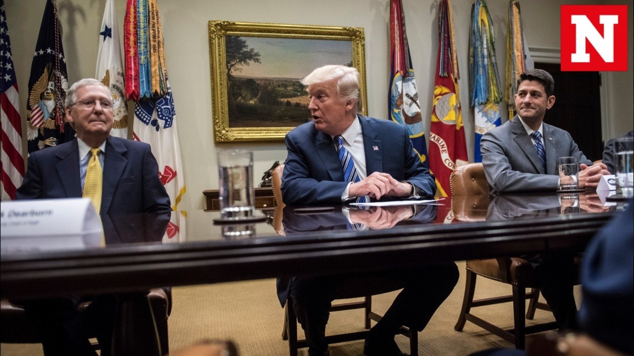 President Trump blames GOP leaders for debt ceiling 'mess'