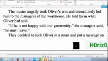 Oliver Twist - أولى ثانوي - قراءة وشرح الفصل الأول (2)