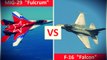 F-16 vs. MiG-29 fighter jet dogfight - Dęblin   HD