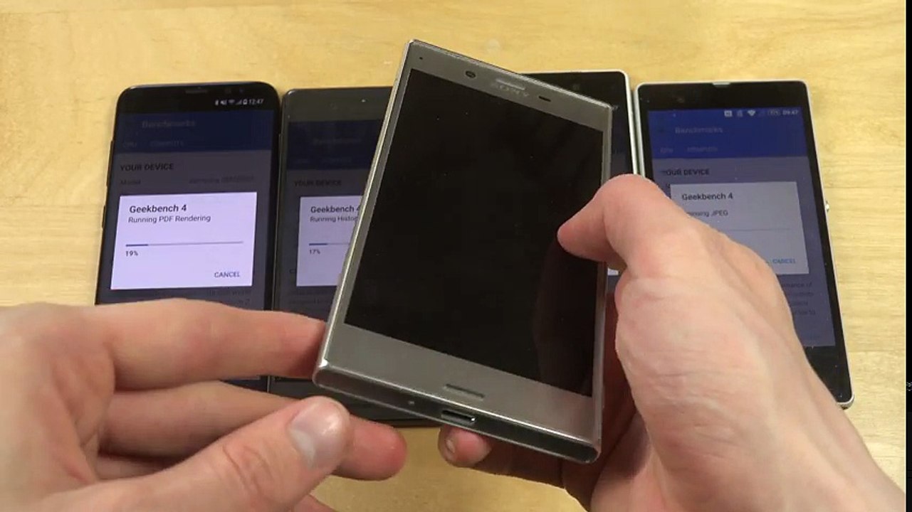Samsung Galaxy S8 vs. Sony Xperia X vs. Xperia Z2 vs. Xperia Z Benchmark Speed Test! - YouTub