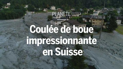 Vidéo : éboulement spectaculaire en Suisse