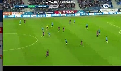 Aleksandr Kokorin Goal HD - Zenit  FC Utrecht (Nrth) 24.08.2017