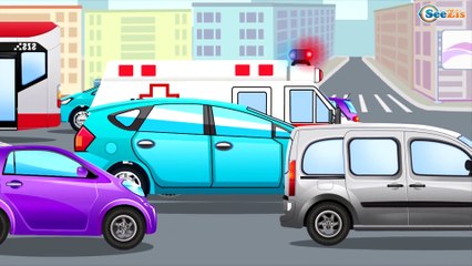 Мультики про машинки - Трактор едет! Видео для детей 2017 Цветная машинка в мультике