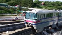 Osaka Monorail Main Line 大阪モノレール | Japanese Railway Monorail Track Changing Mechanism Full Railroads