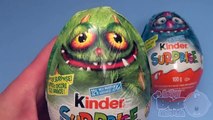 Un et un à un un à et des boites Oeuf géant énorme géant ouverture fête surprise halloween surprise kinder surpris