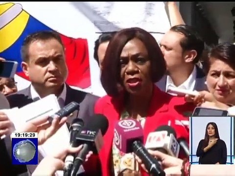 Oposición y representantes de organizaciones sociales llegaron a la Presidencia para entregar documento para convocar a Consulta Popular