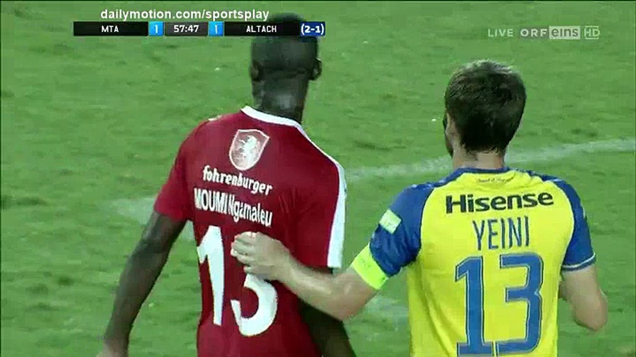 Philipp Netzer Goal HD - Maccabi Tel Aviv 1 - 2 Altach - 24.08.2017 (Full Replay)