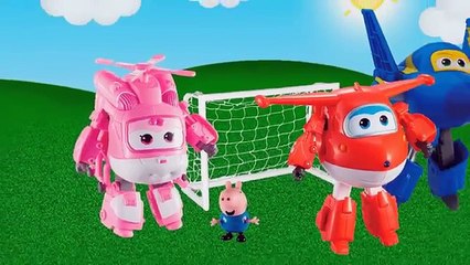 Peppa Pig Super Wings pintinho amarelinho e Dinossauro George Pig VS Godzila dois epidódio