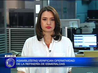Asambleístas verifican operatividad de la Refinería de Esmeraldas
