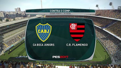 PES 2017 Flamengo vs Boca Juniors Muito Disputado