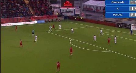 Ostersunds (Swe)	1-0	PAOK (Gre) 24.08.2017