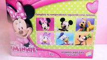 Banane blocs visage faire faire souris la télé Minnie cubes mickey minnie minnie puzzle minnie m