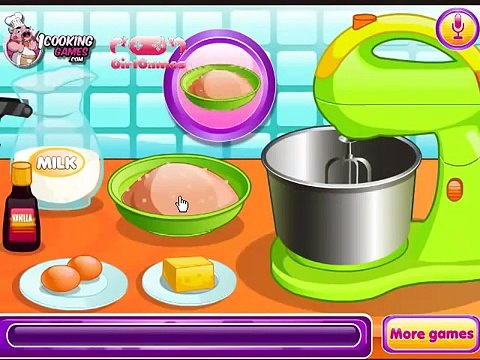 Cocina Juegos Juegos de cocina niñas con un cocinero y la acción hermoso pastel de juegos para niños