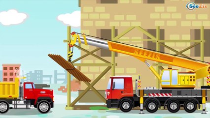 Мультик про машинки - Рабочие Машины: Экскаватор, Грузовик Новые Мультфильмы 2017