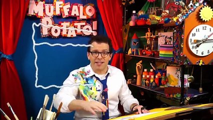 How to Draw MICKEY MOUSE Using Letters and Numbers with Muffalo Potato