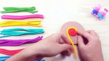 Play doh Rainbow Icce Cream CAKE! Make Lollipop Rainbow Playdoh With Peppa Pig Toys videos