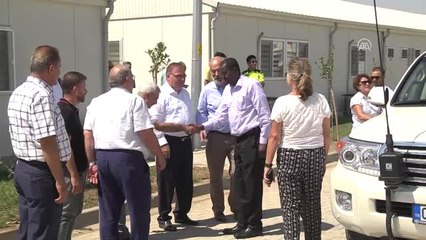 BM Heyeti, Geçici Barınma Merkezi'ni Ziyaret Etti