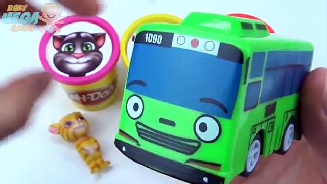 Autobus argile les couleurs pour Apprendre petit porc jouer empilage Parlant le le le le la à M Сups doh tayo peppa chi