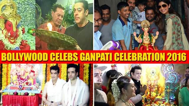 Ganesh Chaturthi 2017: Sanjay Dutt, Vivek Oberoi welcome Ganpati @ home,
