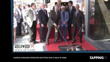Charles Aznavour découvre son étoile sur le "Walk of Fame" à Hollywood