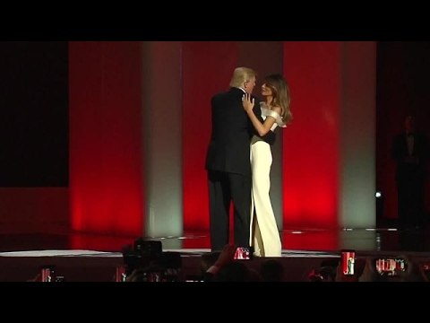 Donald and Melania Trump have 1st dance at inauguration ball