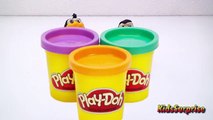 Play Doh Madagascar Penguins Skipper Kowalski how to make by KidsSurprise