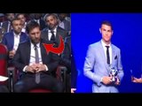 Lionel Messi REACTION after Cristiano Ronaldo wins UEFA Best Player in Europe 2017