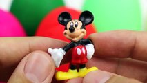 Rainbow Surprise Eggs Play Doh With Iron Man Angry Birds Mickey Mouse