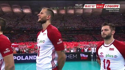 65 spectateurs pour l'ouverture de l'Euro de Volley Pologne - Serbie