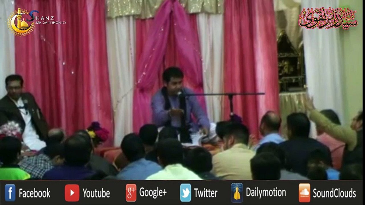 Sayyed Zaire Naqvi Reciting Khutba Maula Ali at Jashn e Ghadeer Imam Bargah Baab e Zahra s.a. Canada